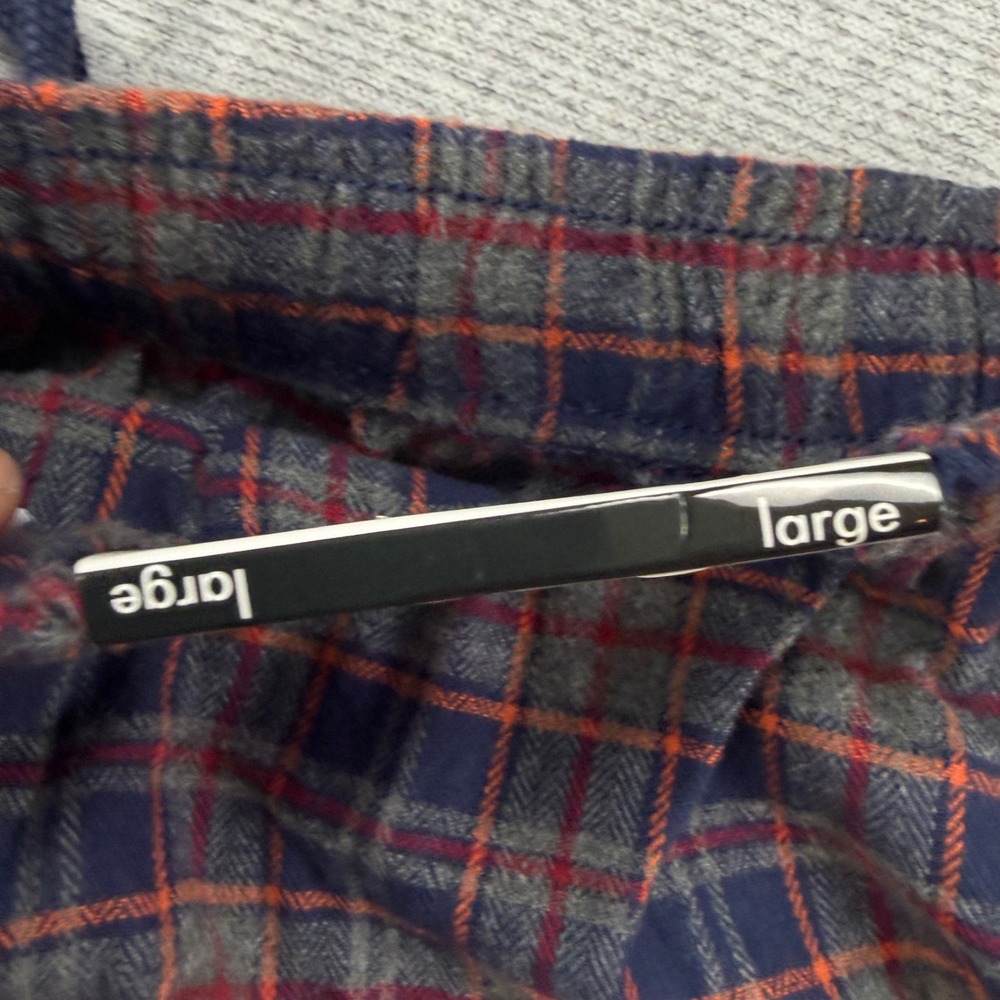 Vanilla Star Dorm Pant Blue Plaid Cargo Lounge Pants Large NWT MSRP $39 - Picture 12 of 12